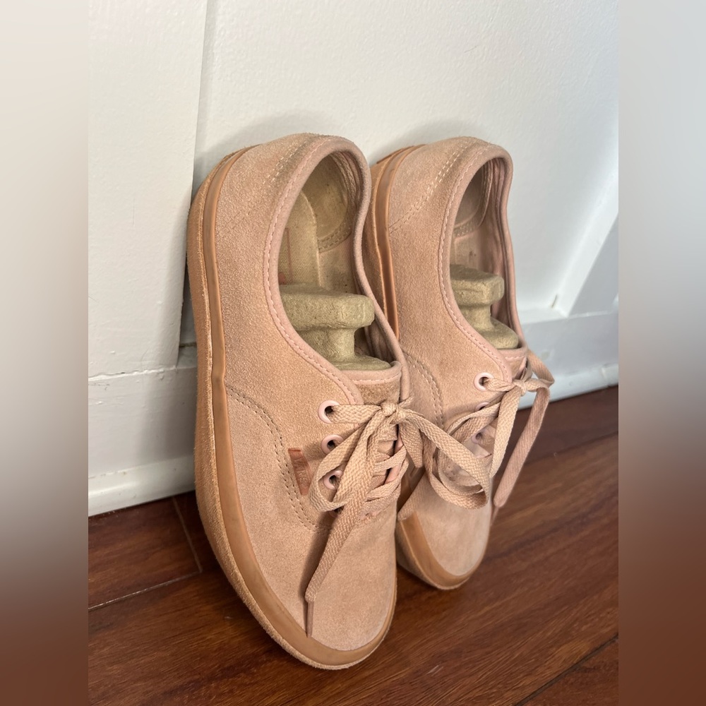 Vans authentic platform 2.0 suede outsole evening sand/muted clay skate shoe EUC - Picture 6 of 11
